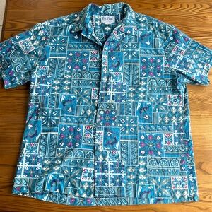 Vintage made in Hawaii Hawaiian shirt size XL
